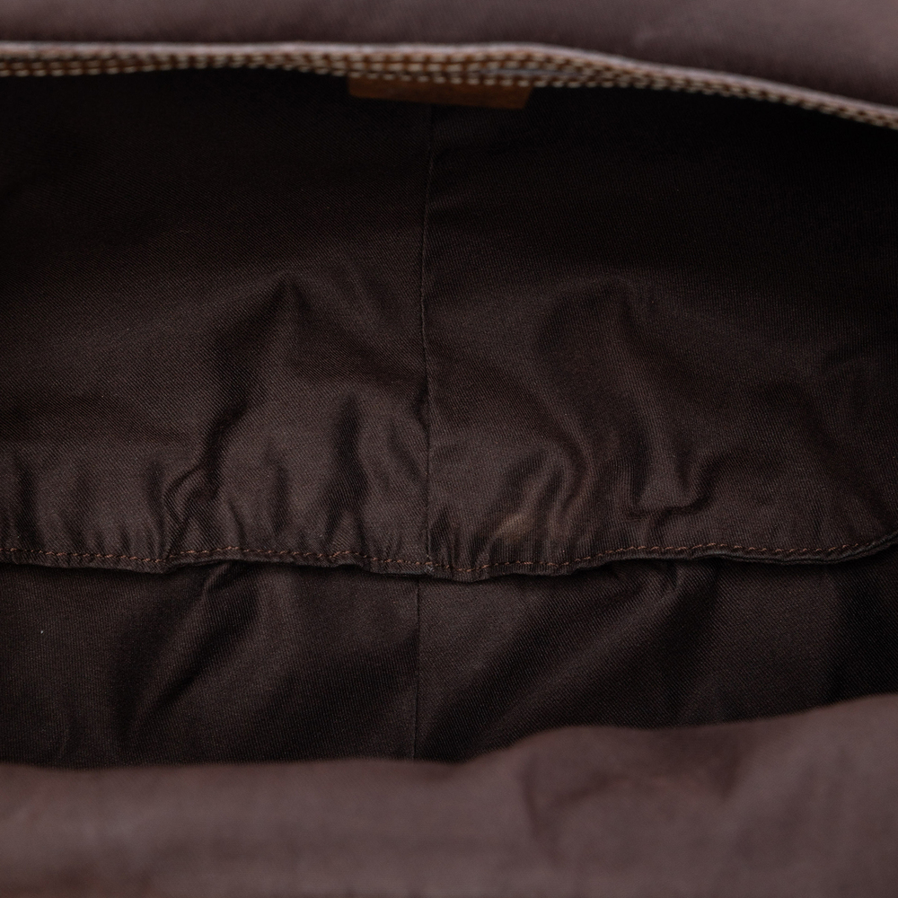 Pre-Loved Gucci GG Canvas Bamboo Studded Hobo - Picture 4 of 7